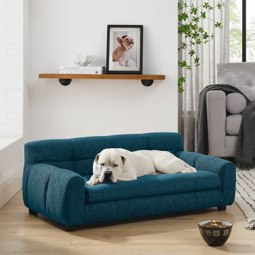 Pet Sofa with Backrest and Armrests