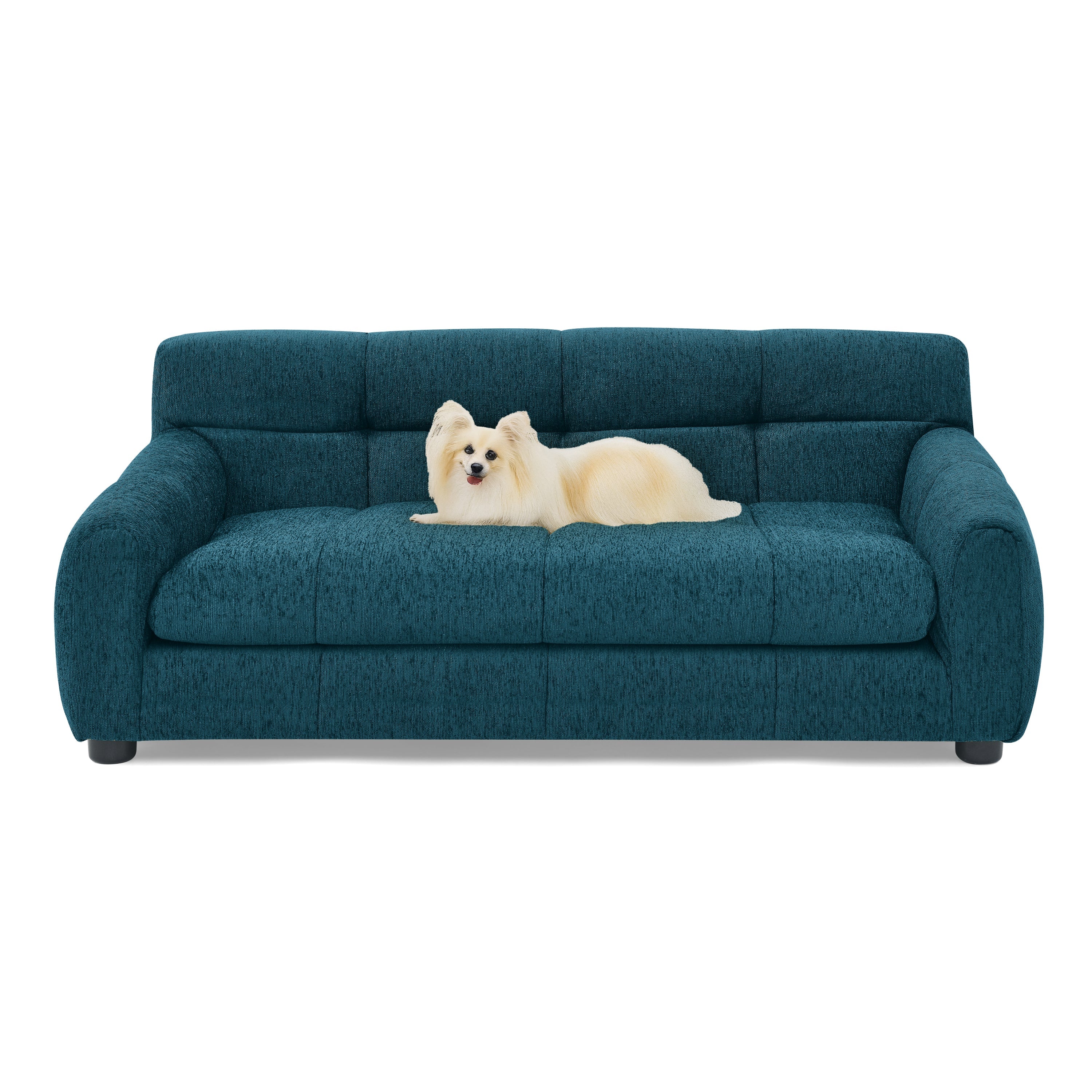 Pet Sofa with Backrest and Armrests
